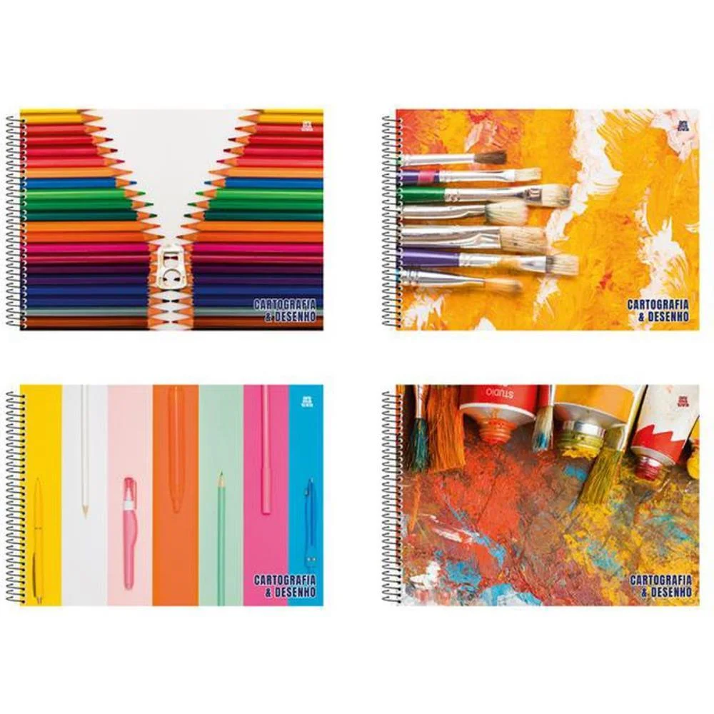 CADERNO DESENHO UNIV CAPA DURA DECORADO 60F ANIMATIVA (PCT.C/05) - imagem 3