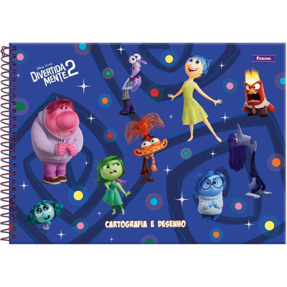 CADERNO DESENHO UNIV CAPA DURA DIVERTIDAMENTE 80F FORONI (PCT.C/05) - imagem 3