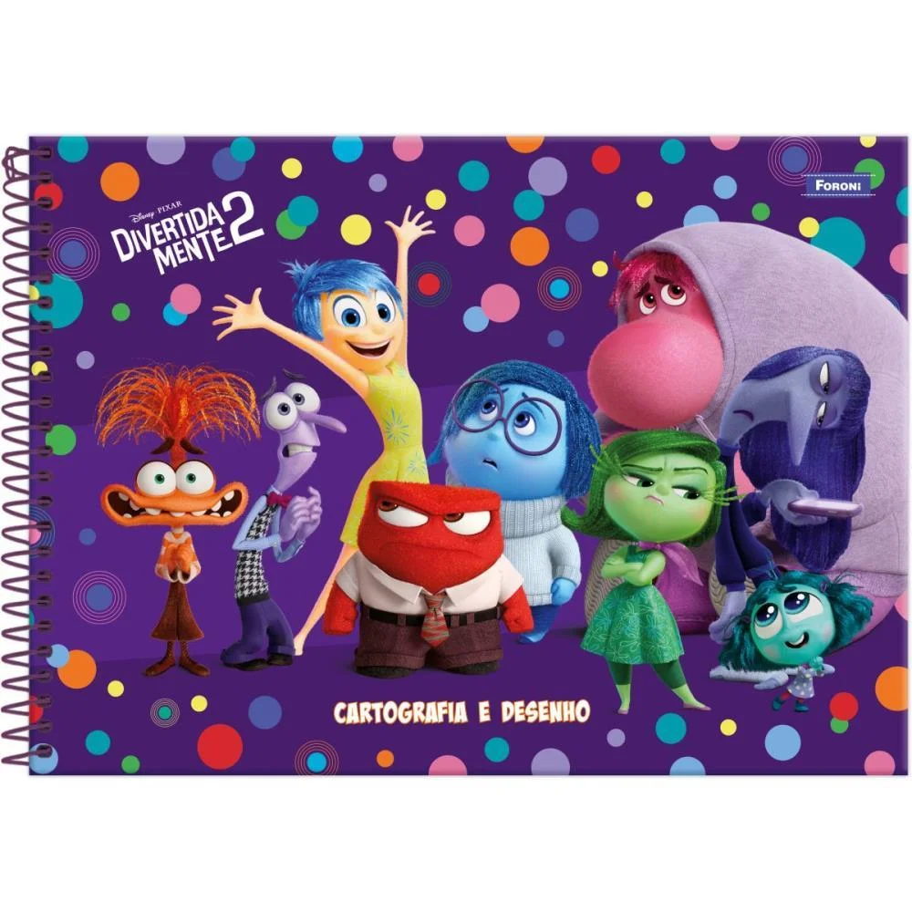 CADERNO DESENHO UNIV CAPA DURA DIVERTIDAMENTE 80F FORONI (PCT.C/05) - imagem 6