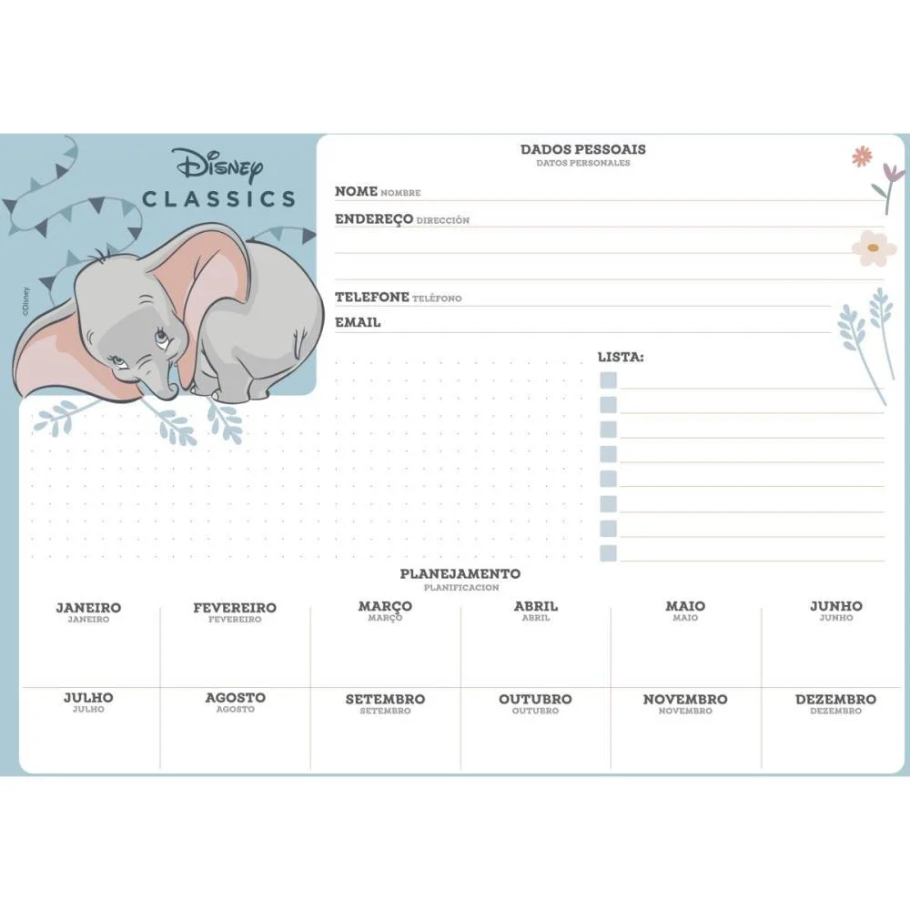 CADERNO DESENHO UNIV CAPA DURA DISNEY CLASSICOS 80FLS. JANDAIA (PCT.C/04) - imagem 6