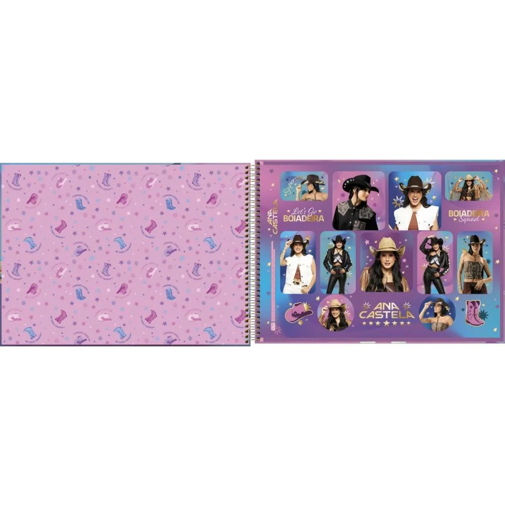 CADERNO DESENHO UNIV CAPA DURA ANA CASTELA 80FLS TILIBRA (PCT.C/04) - imagem 4