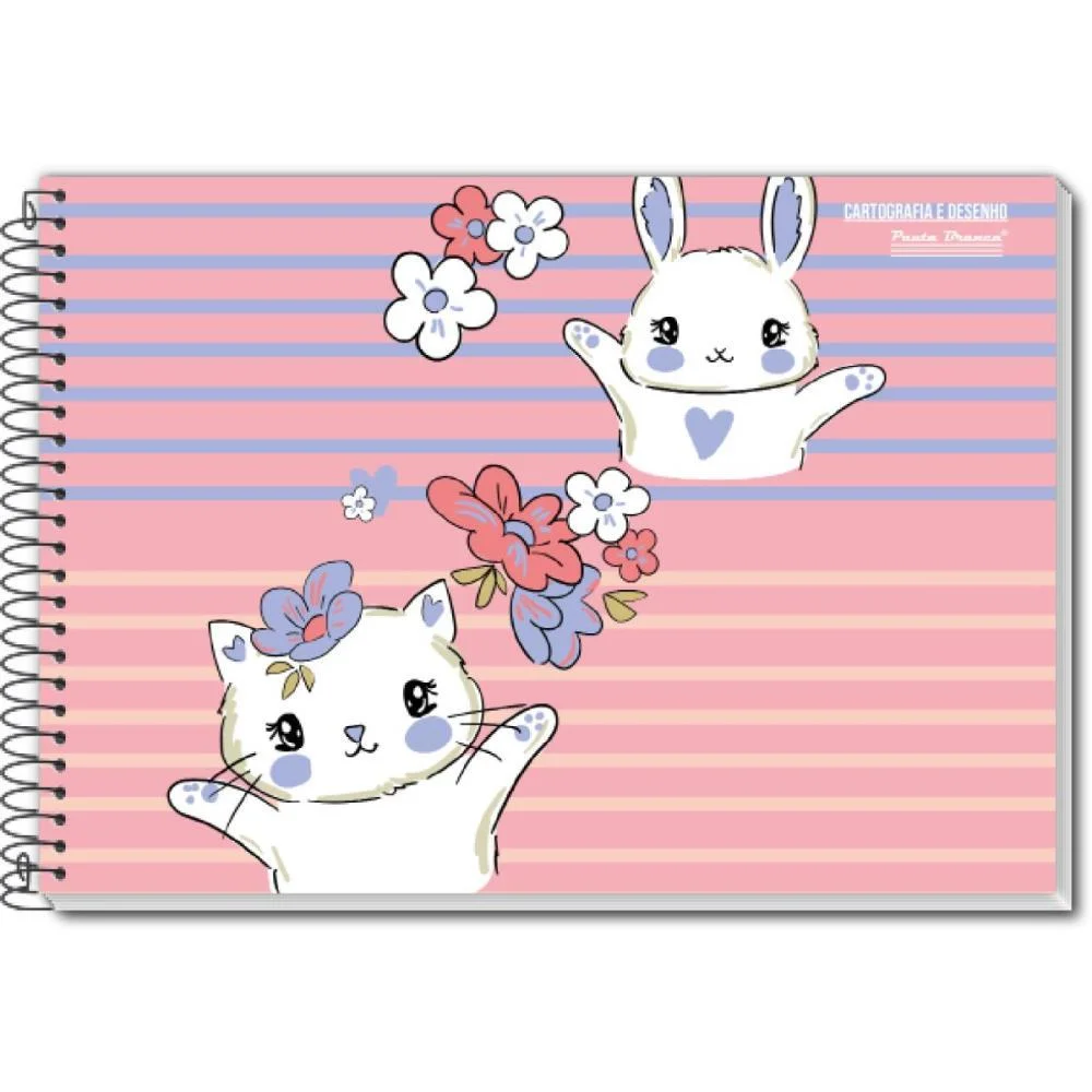 CADERNO DESENHO UNIVERSITARIO UAU 96FLS. PAUTA BRANCA (PCT.C/04) - imagem 2