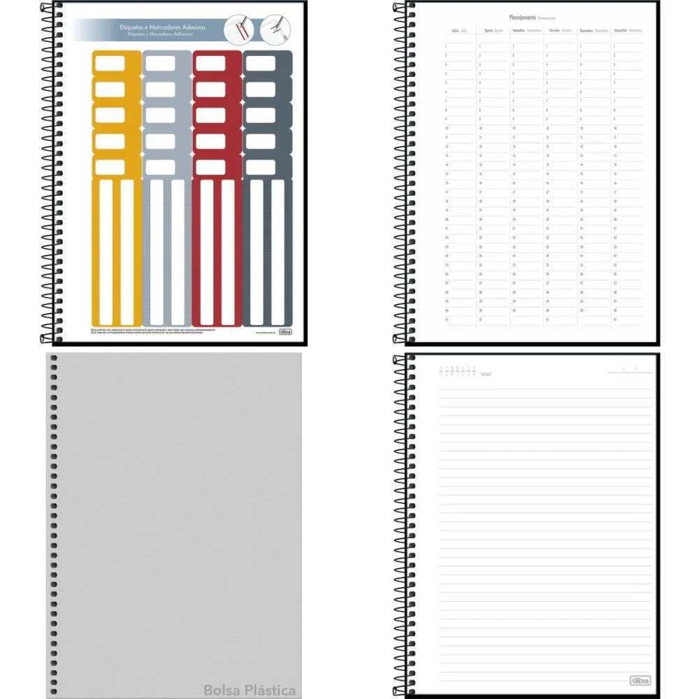 CADERNO ESPECIAL ORGANIZER EXECUTIVO 80FLS. TILIBRA (PCT.C/04) - imagem 4