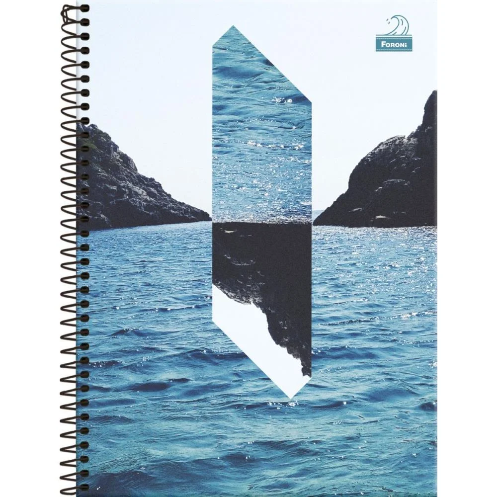 CADERNO ESPIRAL 1/4 CAPA DURA 4 ELEMENTOS 80FLS. FORONI (PCT.C/05) - imagem 2