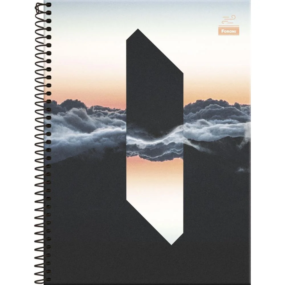 CADERNO ESPIRAL 1/4 CAPA DURA 4 ELEMENTOS 80FLS. FORONI (PCT.C/05) - imagem 4