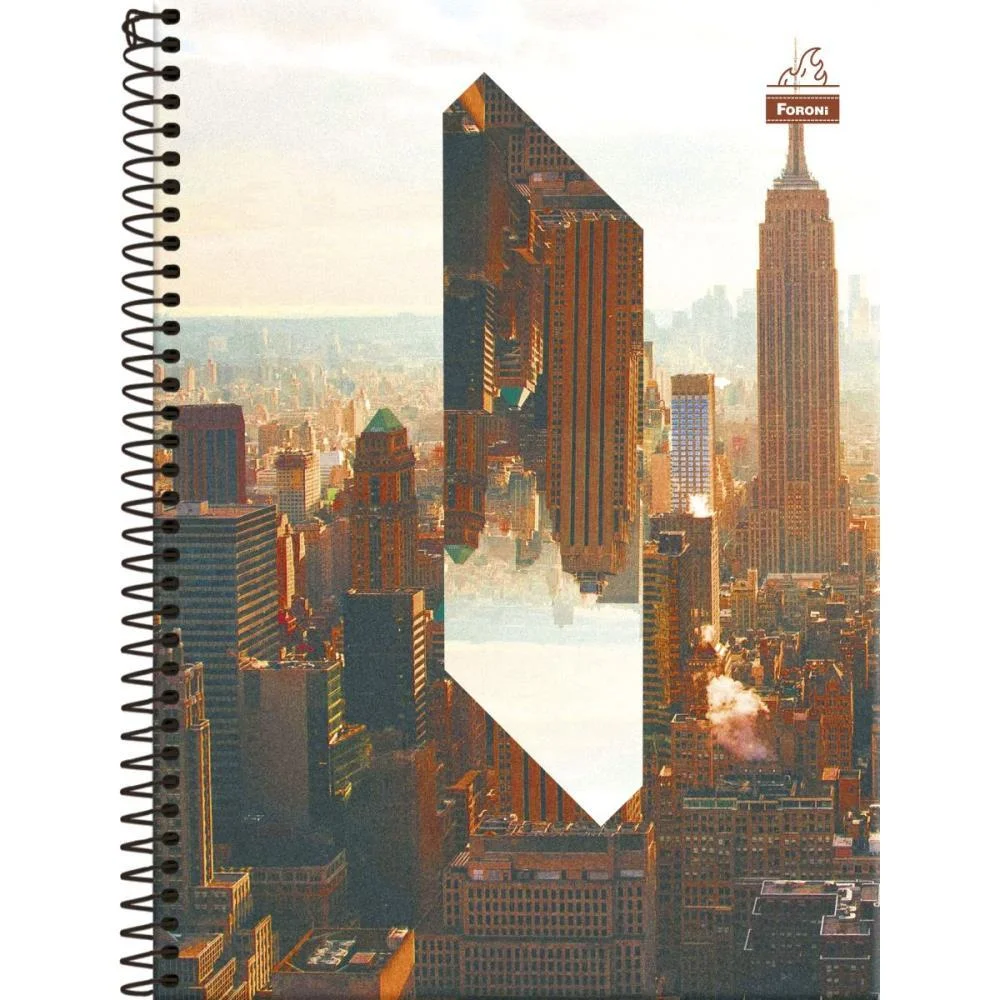 CADERNO ESPIRAL 1/4 CAPA DURA 4 ELEMENTOS 80FLS. FORONI (PCT.C/05) - imagem 5