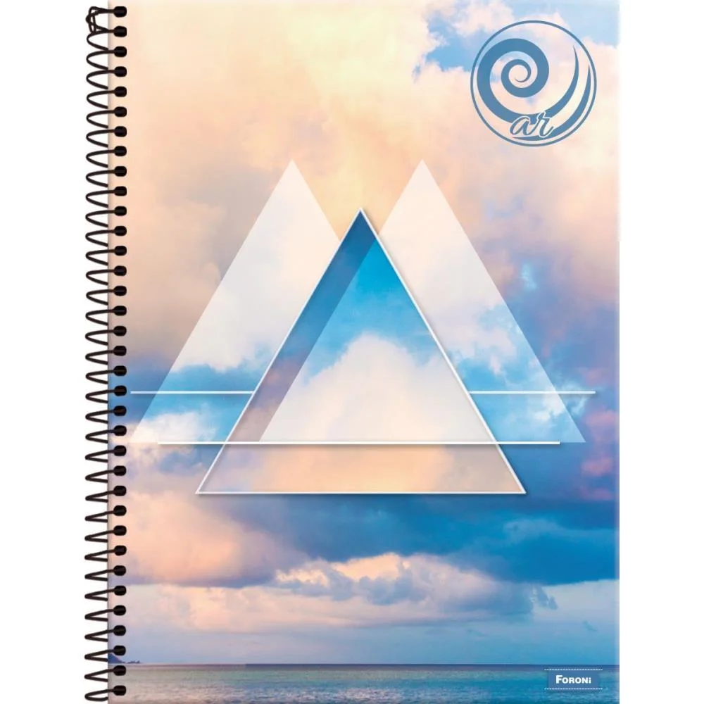 CADERNO ESPIRAL 1/4 CAPA DURA 4 ELEMENTOS 80FLS. FORONI (PCT.C/05) - imagem 8