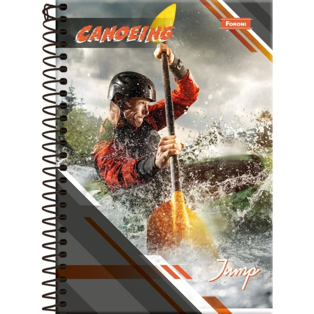 CADERNO ESPIRAL 1/4 CAPA DURA JUMP 80FLS. FORONI (PCT.C/05) - imagem 4