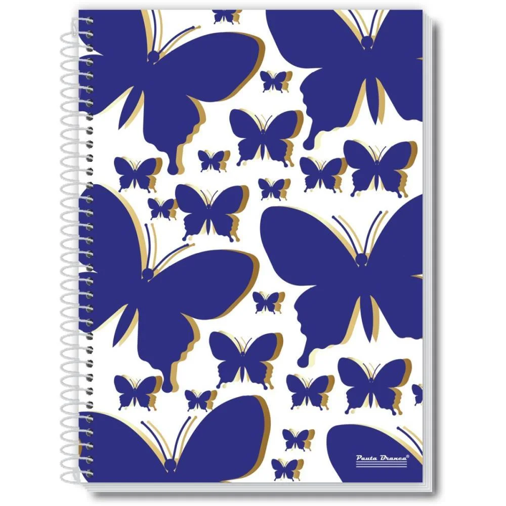 CADERNO ESPIRAL 1/4 CAPA DURA FLY 80FLS. PAUTA BRANCA (PCT.C/05) - imagem 6