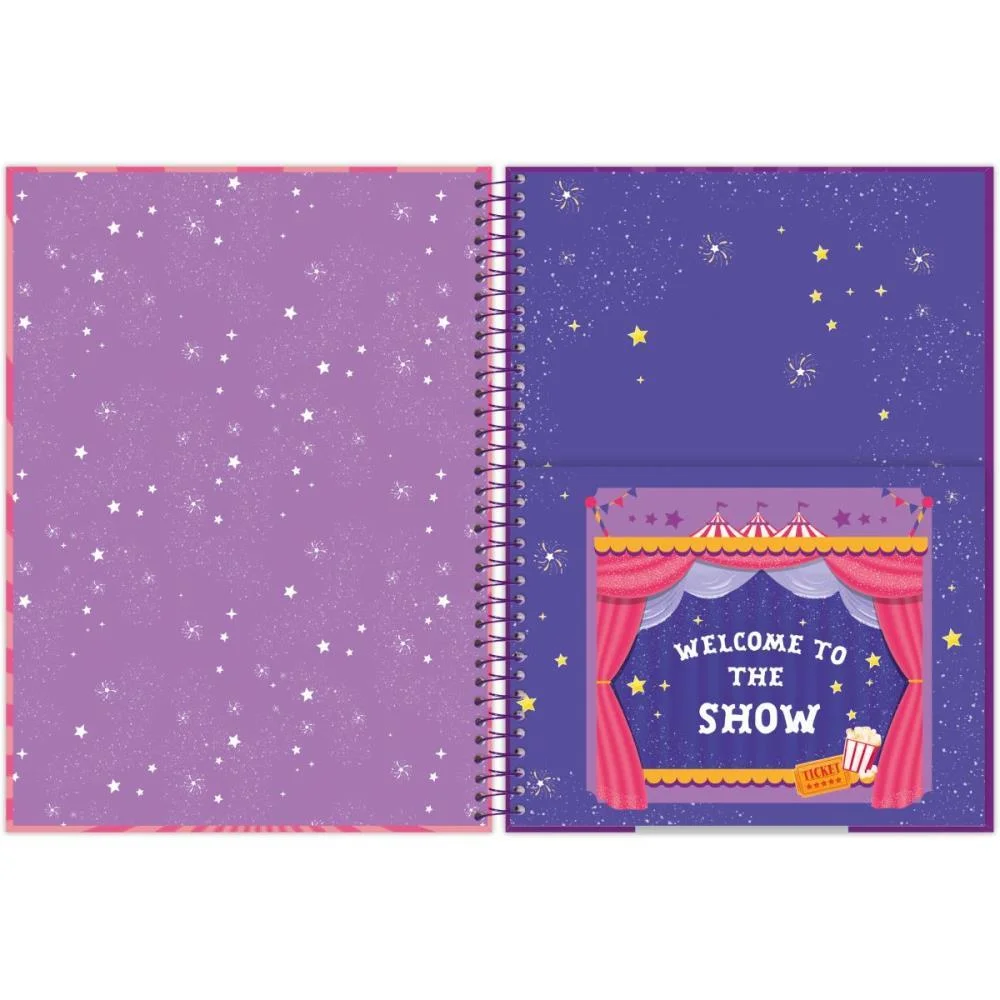 CADERNO ESPIRAL 1/4 CAPA DURA JUDY 80FLS FORONI (PCT.C/05) - imagem 6