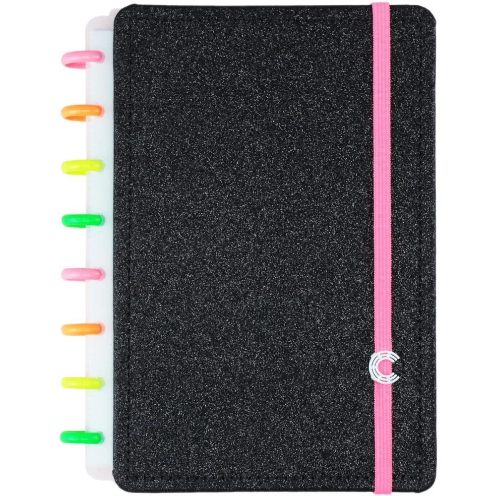 CADERNO INTELIGENTE A5 LETS GLITTER NEON BLACK 80FLS CADERNO INTELIGENTE (UNIDADE) - imagem 3