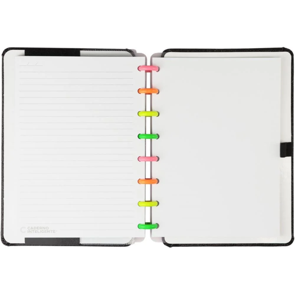 CADERNO INTELIGENTE A5 LETS GLITTER NEON BLACK 80FLS CADERNO INTELIGENTE (UNIDADE) - imagem 4