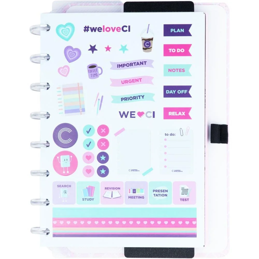 CADERNO INTELIGENTE A5 ICE PINK 80FLS 155X220MM CADERNO INTELIGENTE (UNIDADE) - imagem 5