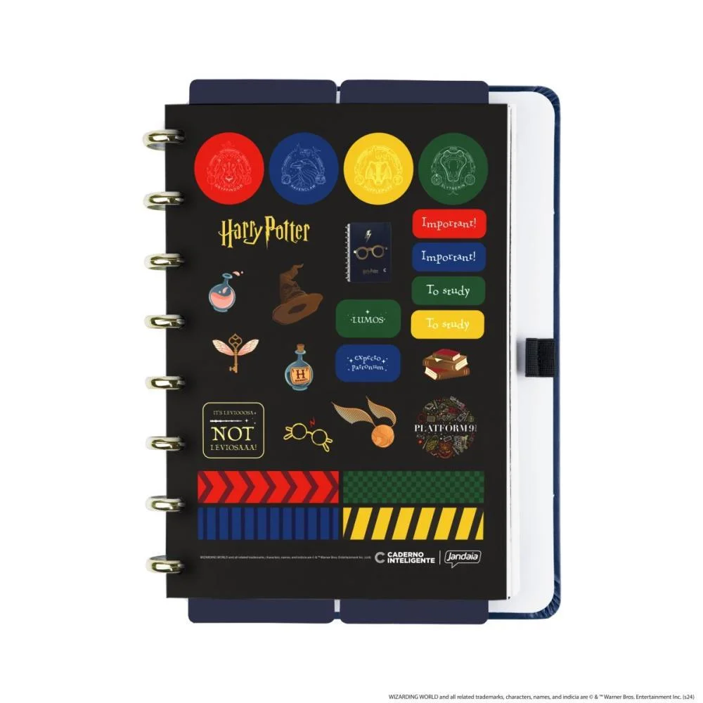 CADERNO INTELIGENTE A5 HARRY POTTER AZUL 80FLS CADERNO INTELIGENTE (UNIDADE) - imagem 4