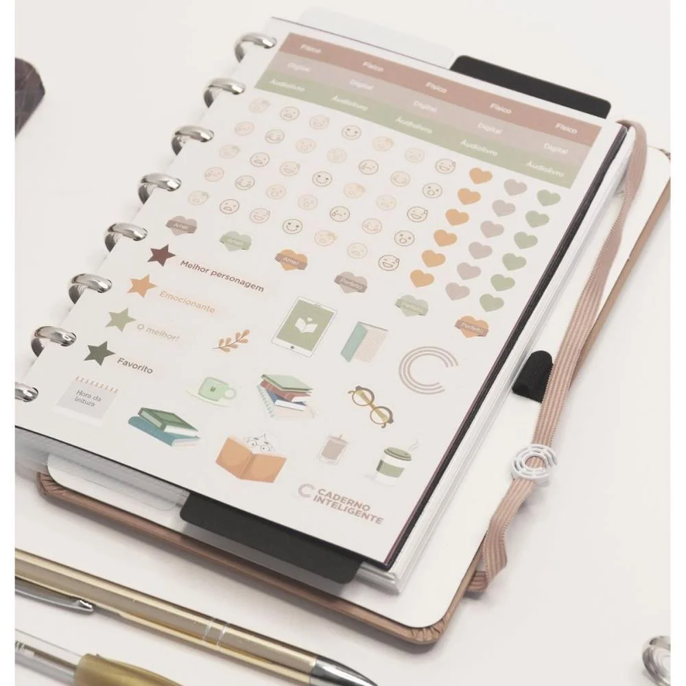 CADERNO INTELIGENTE A5 CADERNO DE LEITURA 43FLS 120G. CADERNO INTELIGENTE (UNIDADE) - imagem 5