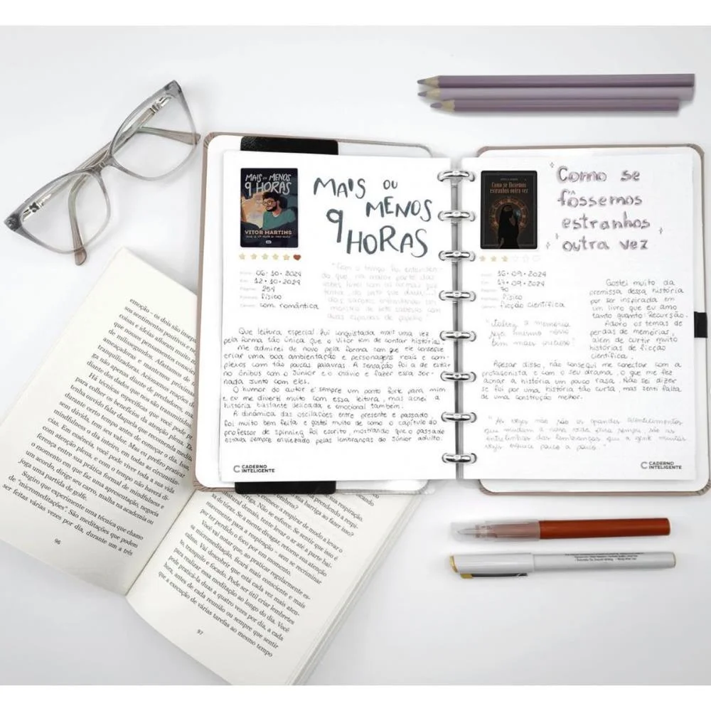 CADERNO INTELIGENTE A5 CADERNO DE LEITURA 43FLS 120G. CADERNO INTELIGENTE (UNIDADE) - imagem 7