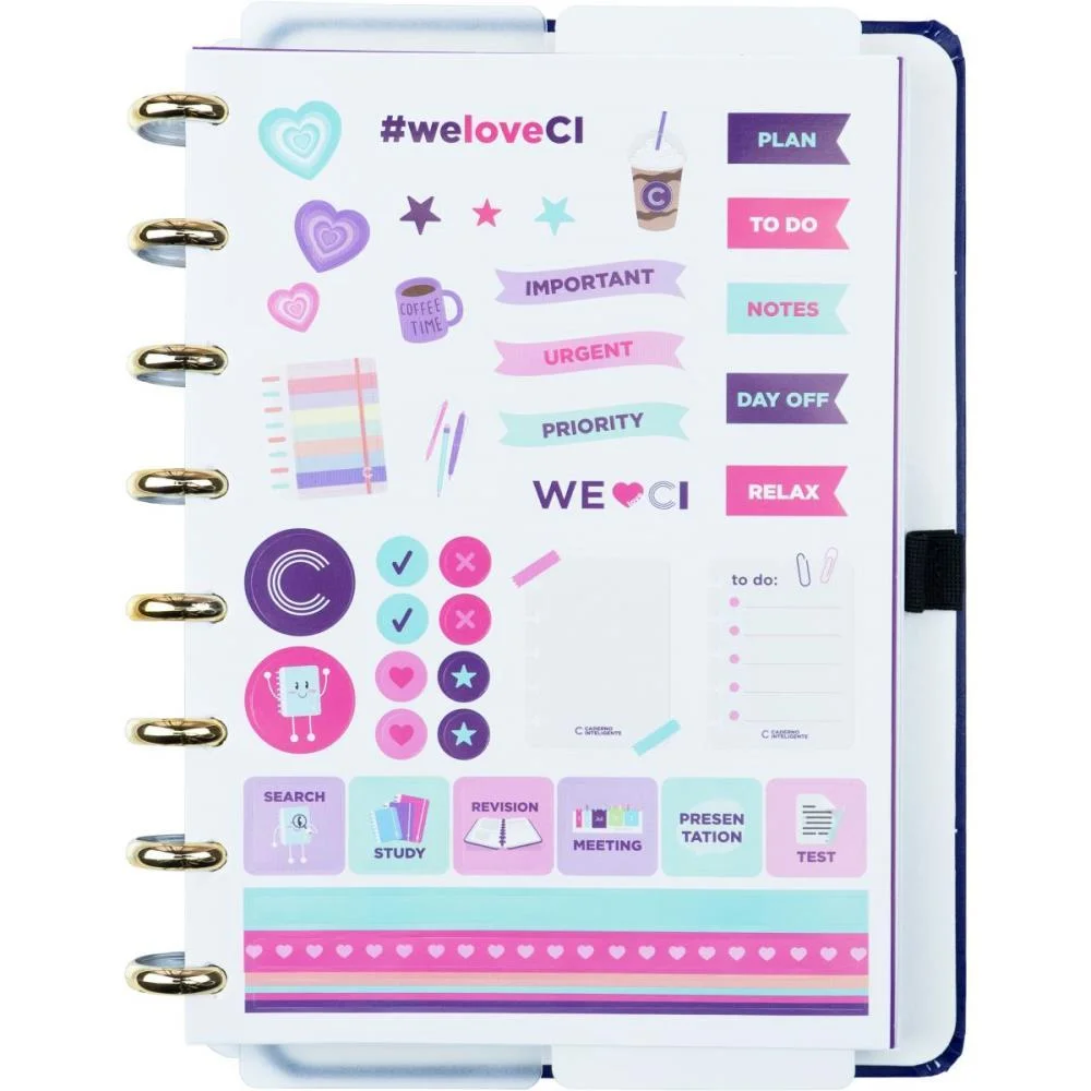 CADERNO INTELIGENTE A5 INTENSE BLUE 80FLS 155X220MM CADERNO INTELIGENTE (UNIDADE) - imagem 5