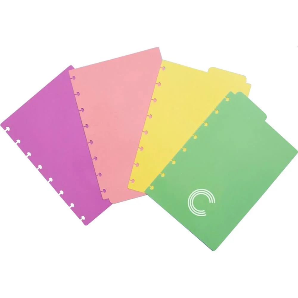 CADERNO INTELIGENTE DIVISORIAS A5 PASTEL C/4 UNID. CADERNO INTELIGENTE (PACOTE) - imagem 4