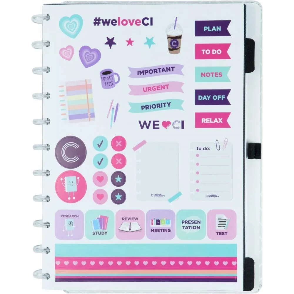 CADERNO INTELIGENTE GRANDE ICE GREY 80FLS 215X280MM CADERNO INTELIGENTE (UNIDADE) - imagem 5