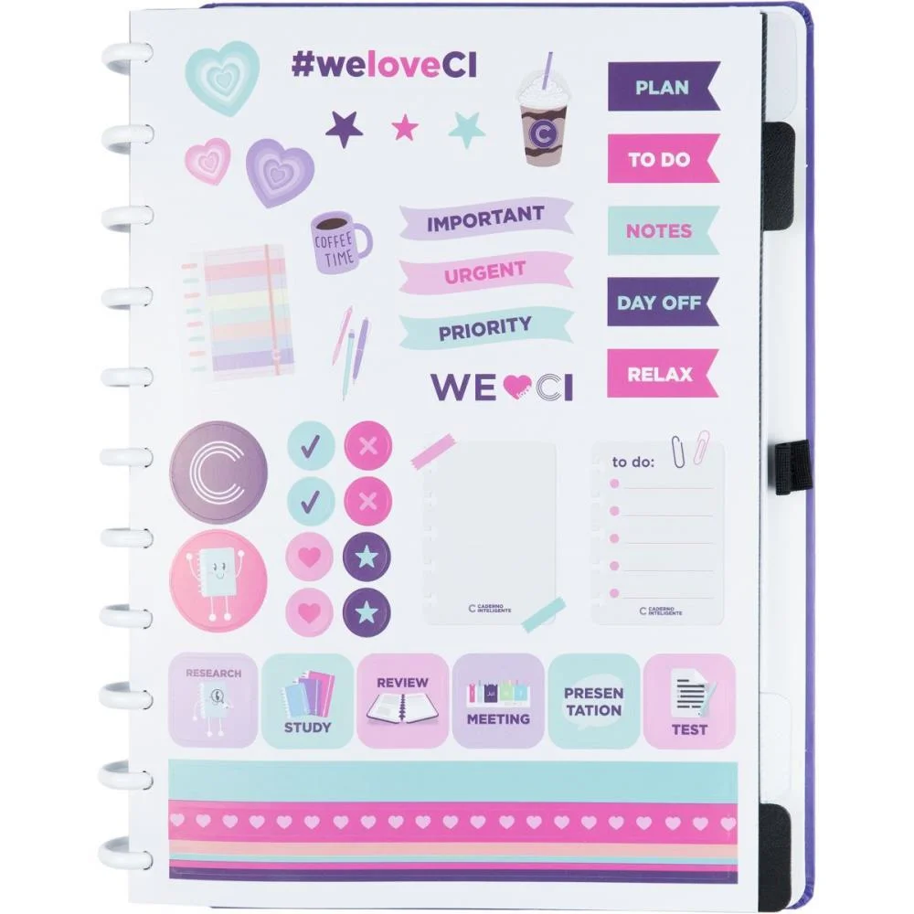 CADERNO INTELIGENTE GRANDE INTENSE PURPLE 80FLS 215X280MM CADERNO INTELIGENTE (UNIDADE) - imagem 4