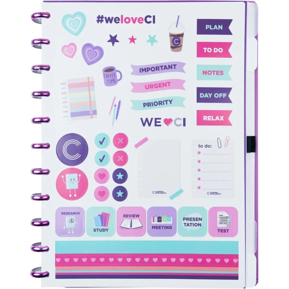 CADERNO INTELIGENTE GRANDE INTENSE VIOLET 80FLS 215X280MM CADERNO INTELIGENTE (UNIDADE) - imagem 4