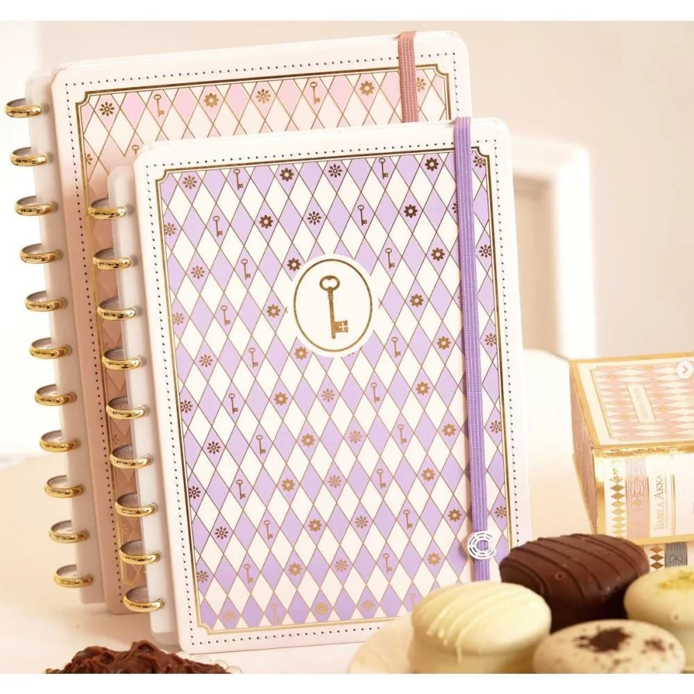 CADERNO INTELIGENTE GRANDE ISA AKKARI PURPLE KEY 80FLS CADERNO INTELIGENTE (UNIDADE) - imagem 7