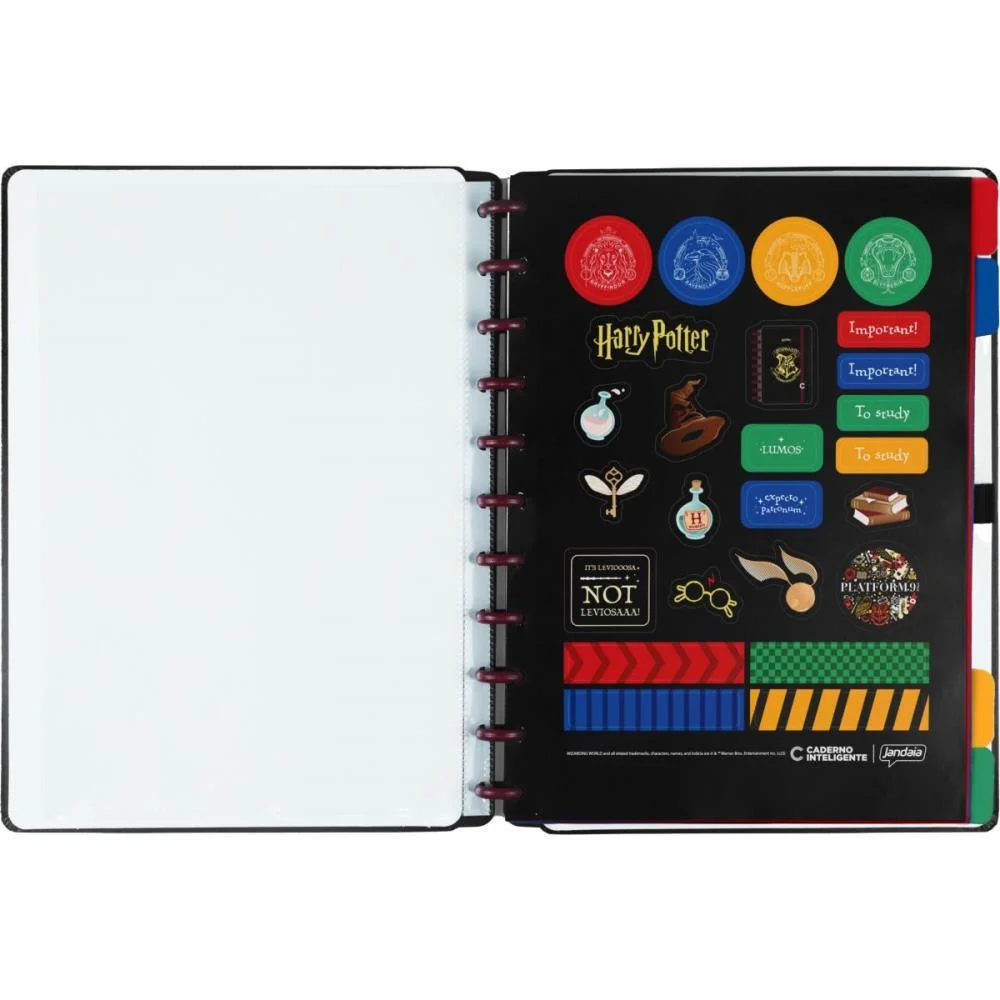 CADERNO INTELIGENTE GRANDE HARRY POTTER 80FLS 215X280MM CADERNO INTELIGENTE (UNIDADE) - imagem 4
