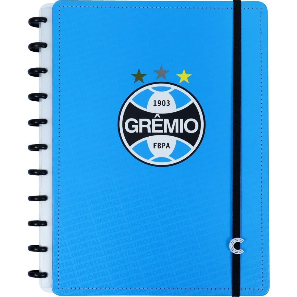 CADERNO INTELIGENTE GRANDE GREMIO IMORTAL AZUL 80FLS CADERNO INTELIGENTE (UNIDADE) - imagem 2