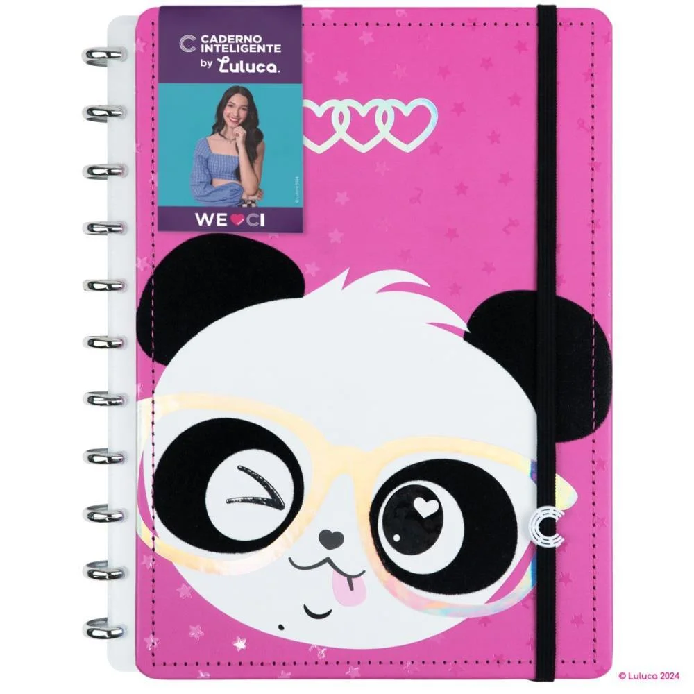 CADERNO INTELIGENTE GRANDE LULUCA PANDALU GLOW 80FLS CADERNO INTELIGENTE (UNIDADE) - imagem 5