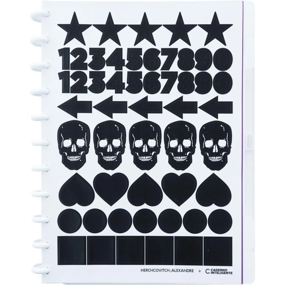 CADERNO INTELIGENTE GRANDE WHITE BY ALEXANDRE HERCHCOVITC CADERNO INTELIGENTE (UNIDADE) - imagem 4