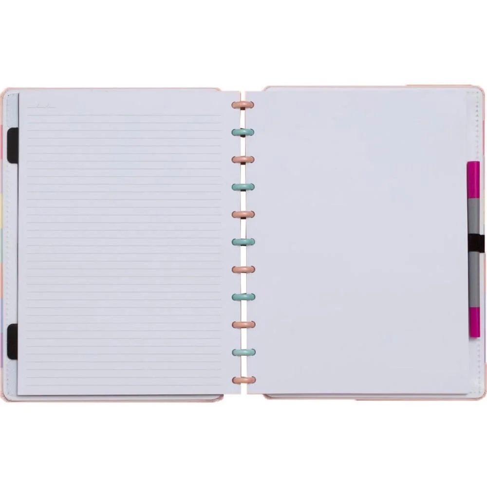 CADERNO INTELIGENTE GRANDE ARCO-IRIS PASTEL 80FLS 215X280 CADERNO INTELIGENTE (UNIDADE) - imagem 3