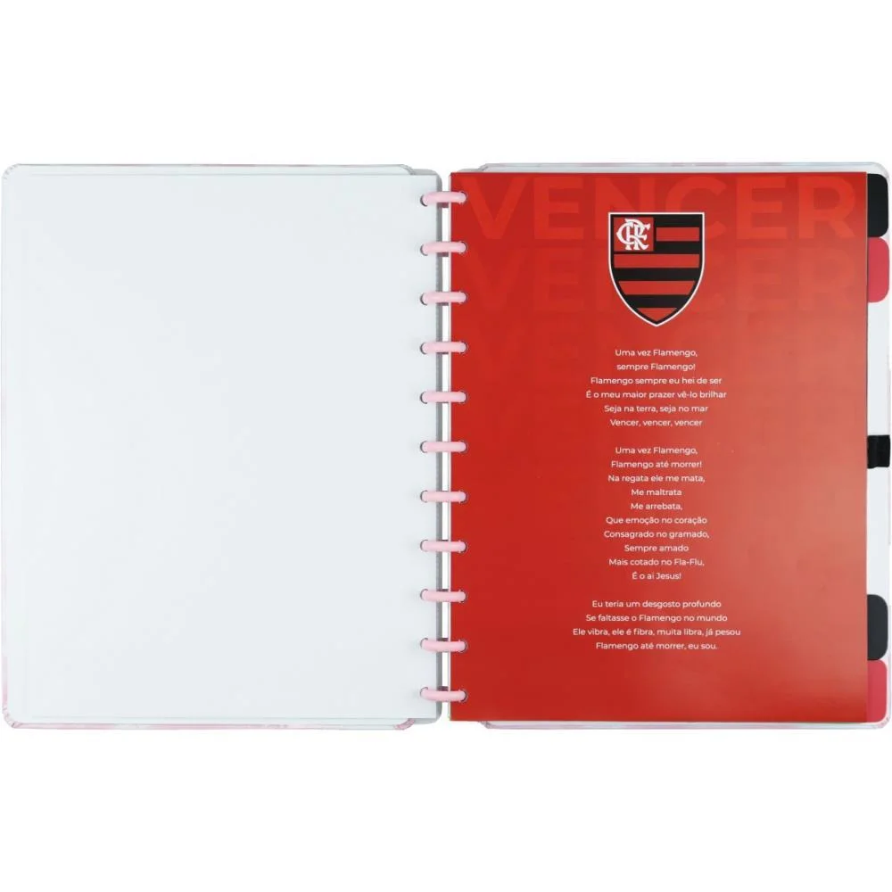 CADERNO INTELIGENTE GRANDE FLAMENGO ROSA 80FLS 215X280MM CADERNO INTELIGENTE (UNIDADE) - imagem 4