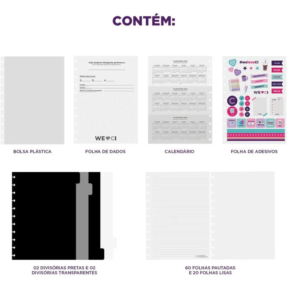 CADERNO INTELIGENTE INTELIGINE MOCHA 50FLS 101X142MM CADERNO INTELIGENTE (UNIDADE) - imagem 6