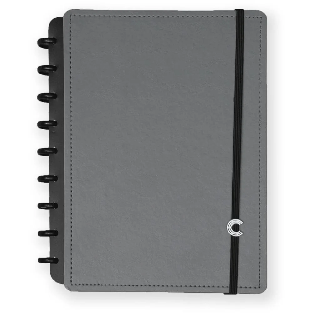 CADERNO INTELIGENTE MEDIO BASIC GREY 80FLS 190X255MM CADERNO INTELIGENTE (UNIDADE) - imagem 2