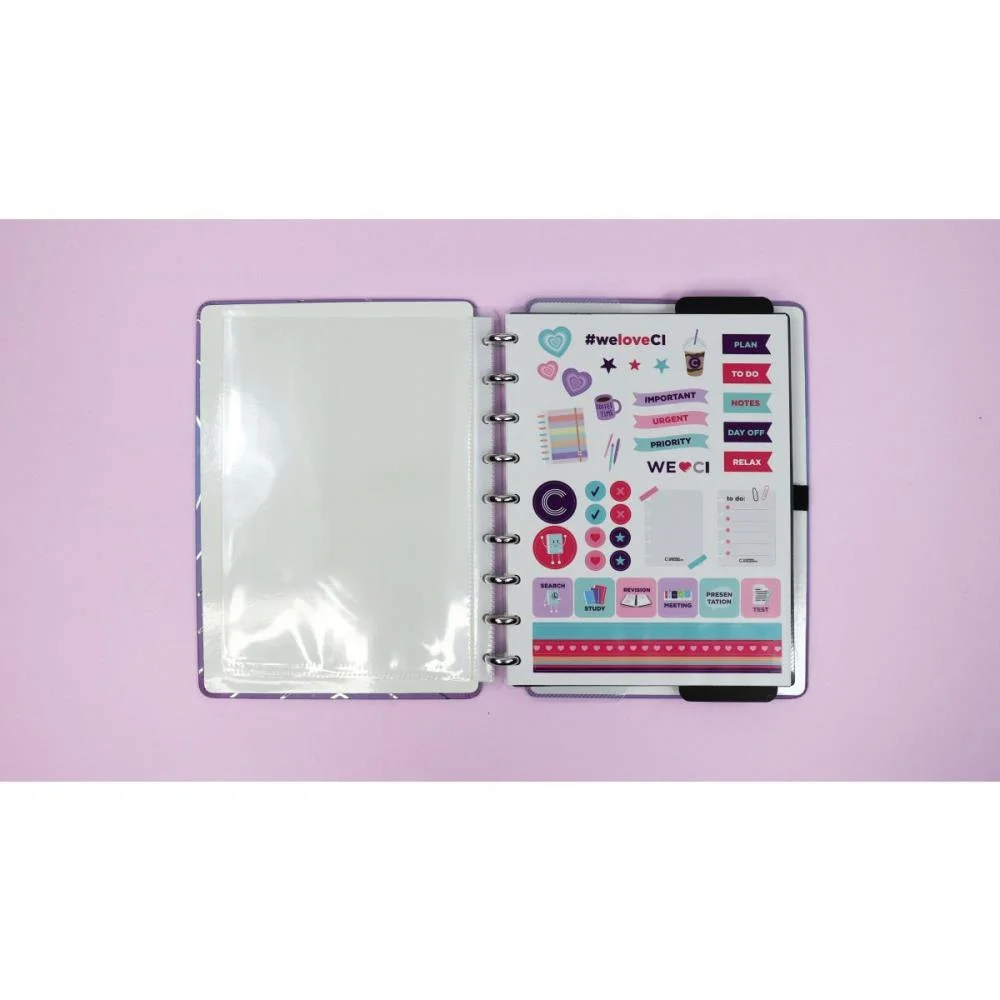 CADERNO INTELIGENTE MEDIO SILVER LOVE 80FLS 190X255MM CADERNO INTELIGENTE (UNIDADE) - imagem 4