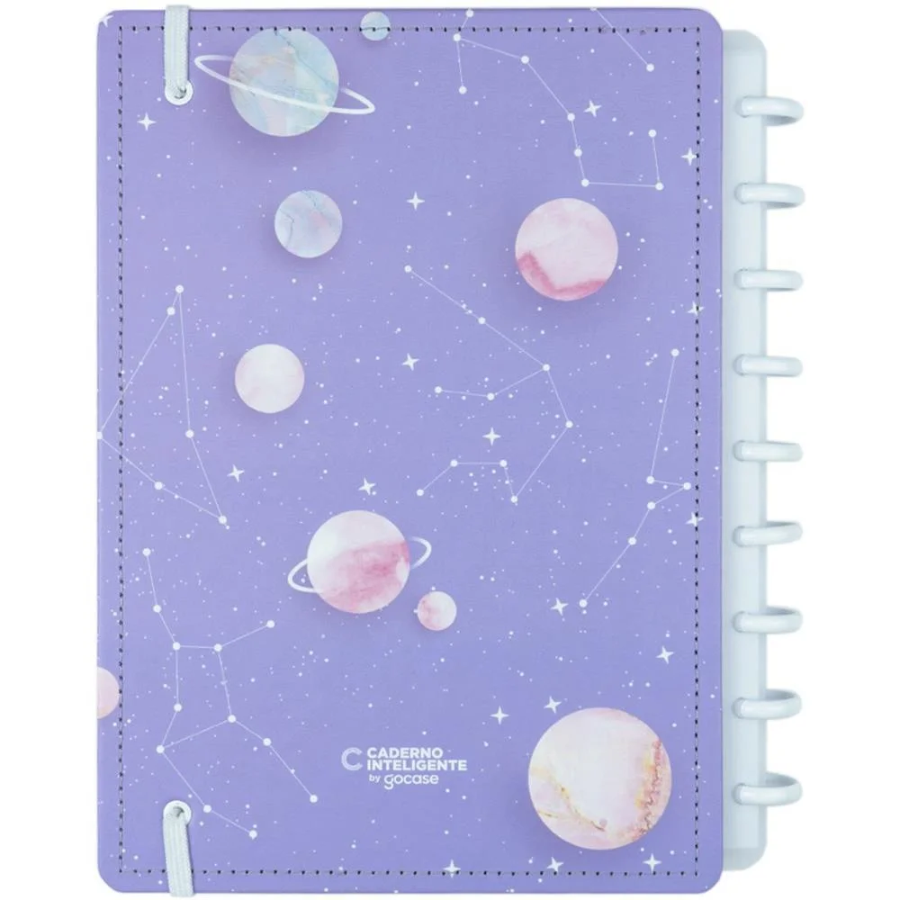CADERNO INTELIGENTE MEDIO PURPLE GALAXY BY GOCASE 80FLS CADERNO INTELIGENTE (UNIDADE) - imagem 4