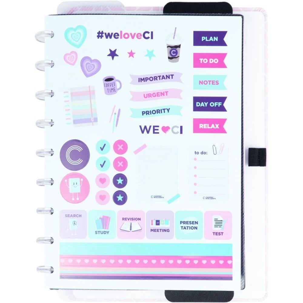 CADERNO INTELIGENTE MEDIO ICE PINK 80FLS 190X255MM CADERNO INTELIGENTE (UNIDADE) - imagem 5