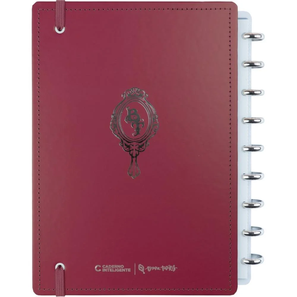 CADERNO INTELIGENTE MEDIO BRUNA TAVARES CHERRY 80FLS CADERNO INTELIGENTE (UNIDADE) - imagem 3