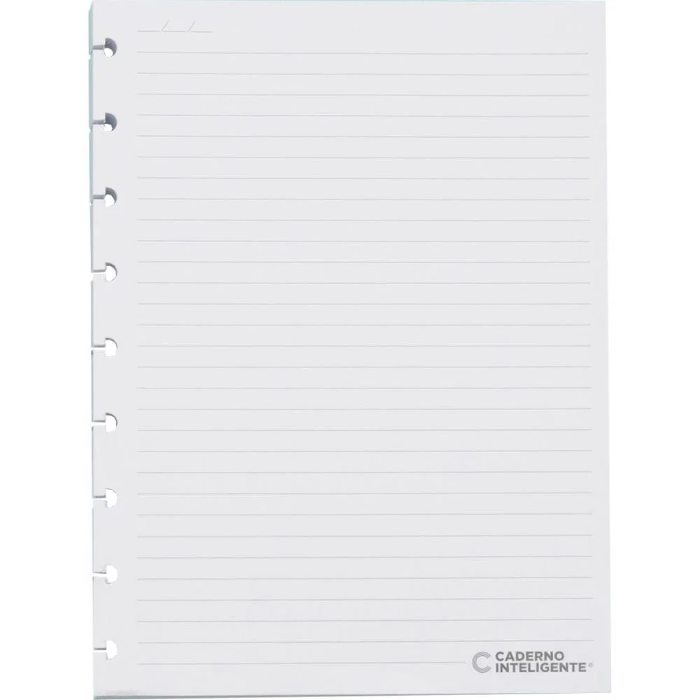 CADERNO INTELIGENTE REFIL MEDIO PAUTADO 90G. 50FLS. CADERNO INTELIGENTE (PACOTE) - imagem 4