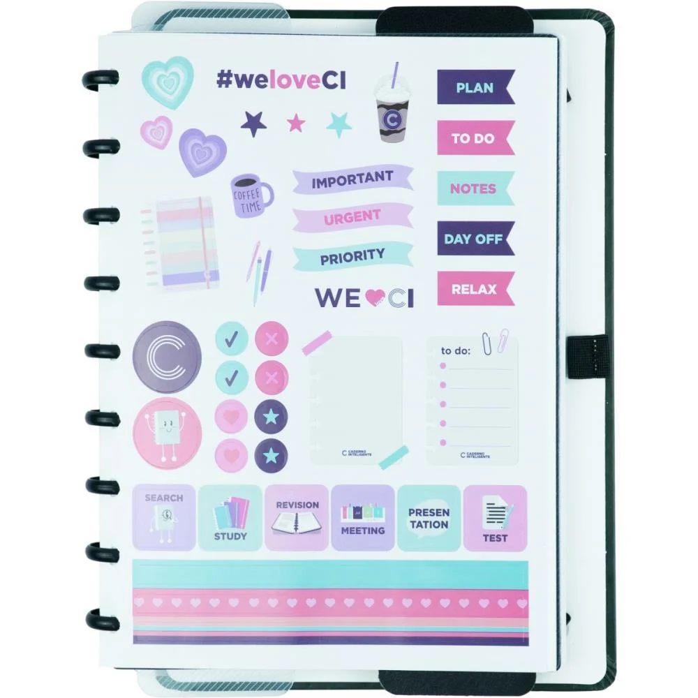 CADERNO INTELIGENTE MEDIO DARK GREEN 80FLS 190X255MM CADERNO INTELIGENTE (UNIDADE) - imagem 5