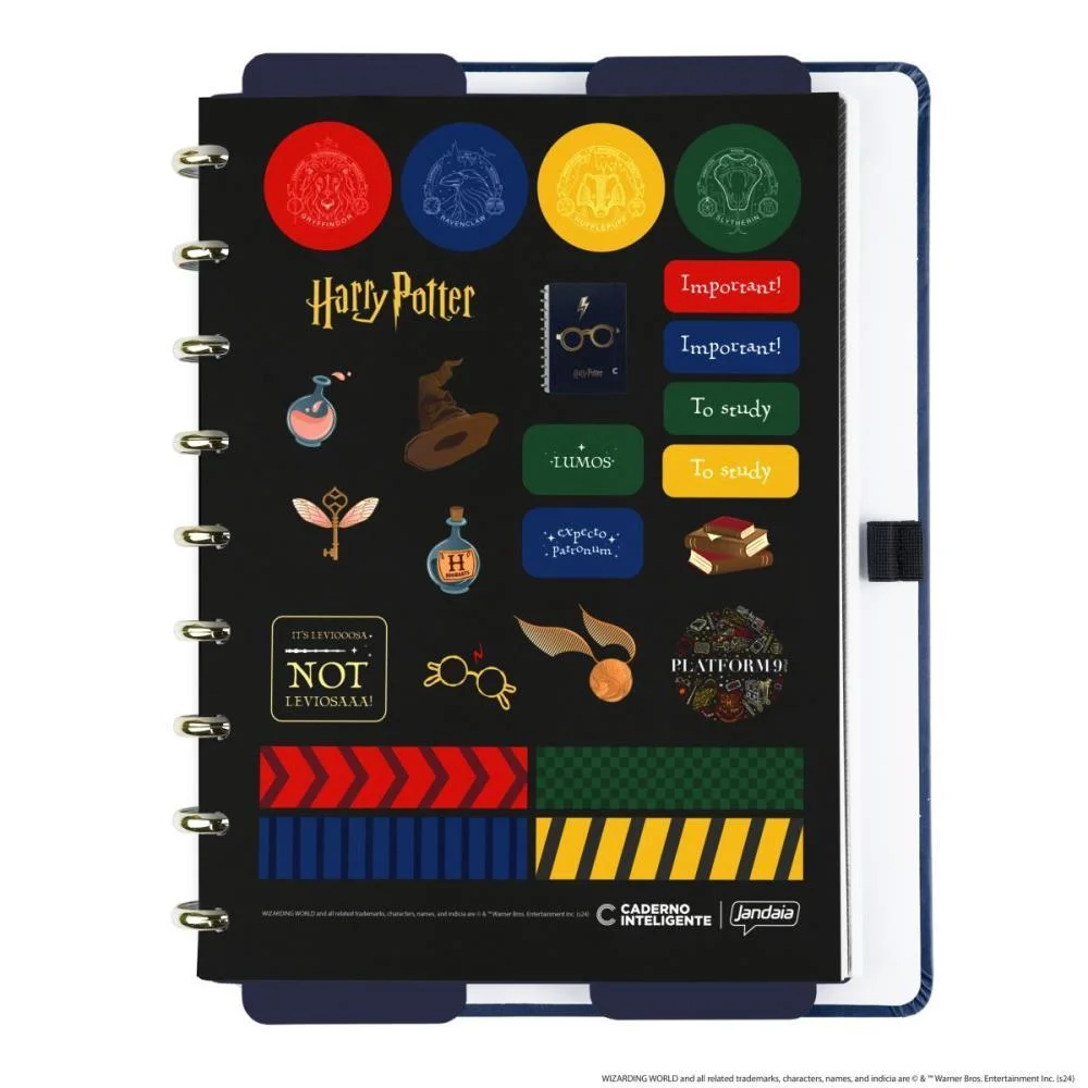 CADERNO INTELIGENTE MEDIO HARRY POTTER AZUL 80FLS CADERNO INTELIGENTE (UNIDADE) - imagem 4