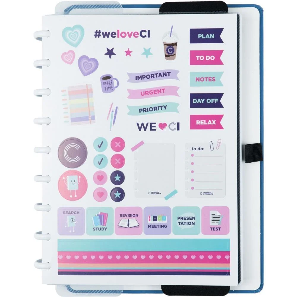 CADERNO INTELIGENTE MEDIO DEEP BLUE 80FLS 190X255MM CADERNO INTELIGENTE (UNIDADE) - imagem 4