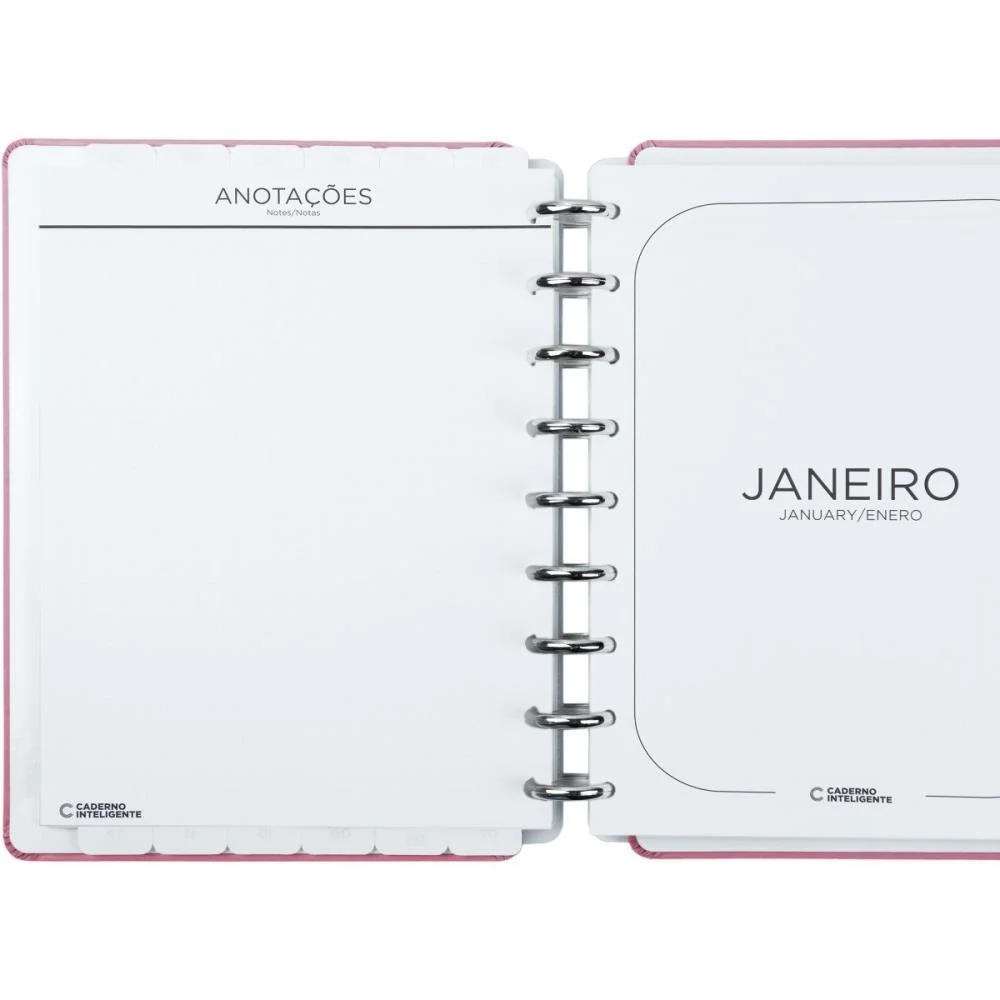 CADERNO INTELIGENTE PLANNER MEDIO GUAVA 168FLS CADERNO INTELIGENTE (UNIDADE) - imagem 4