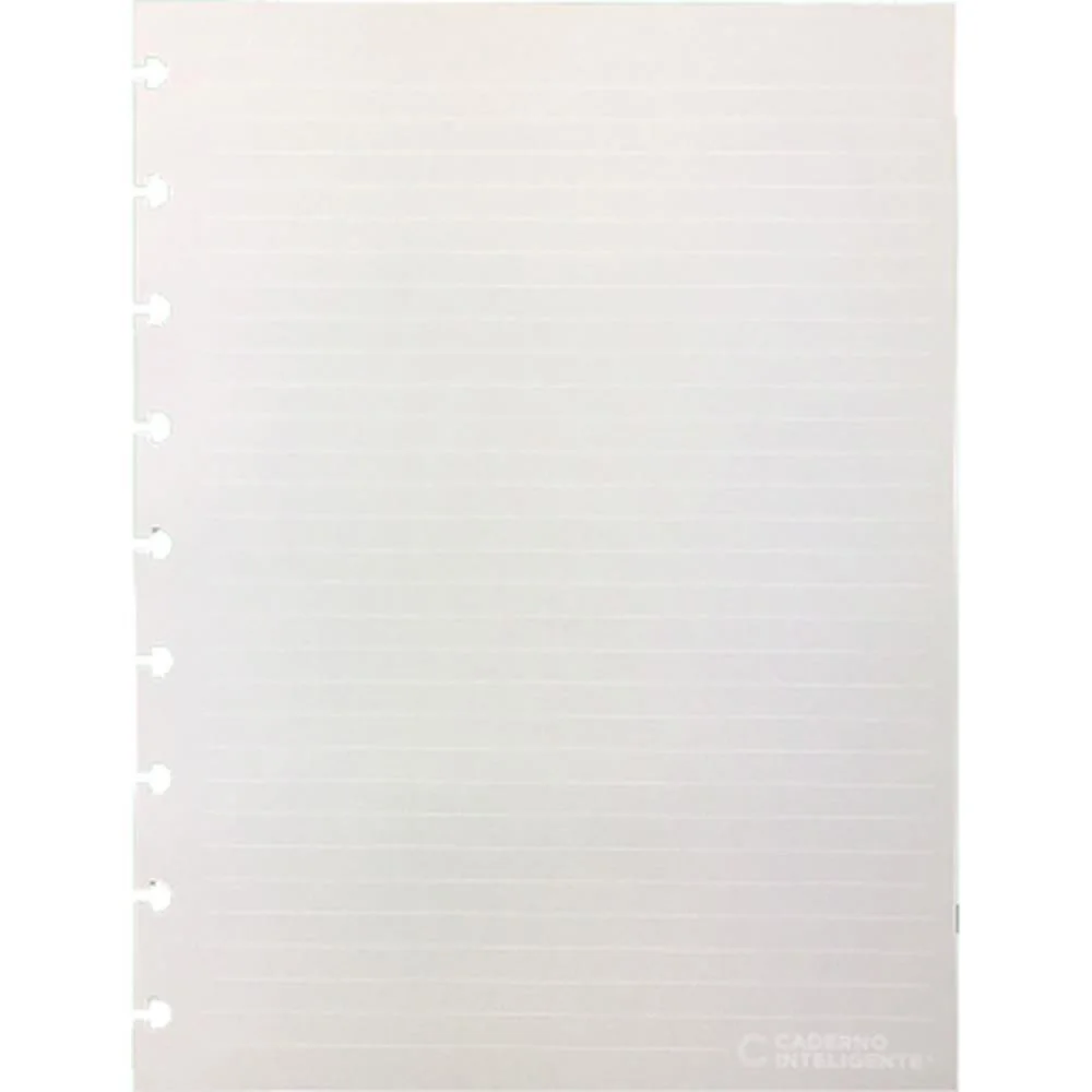 CADERNO INTELIGENTE REFIL MEDIO PAUTA BRANCA 90G. 50FLS. CADERNO INTELIGENTE (PACOTE) - imagem 4
