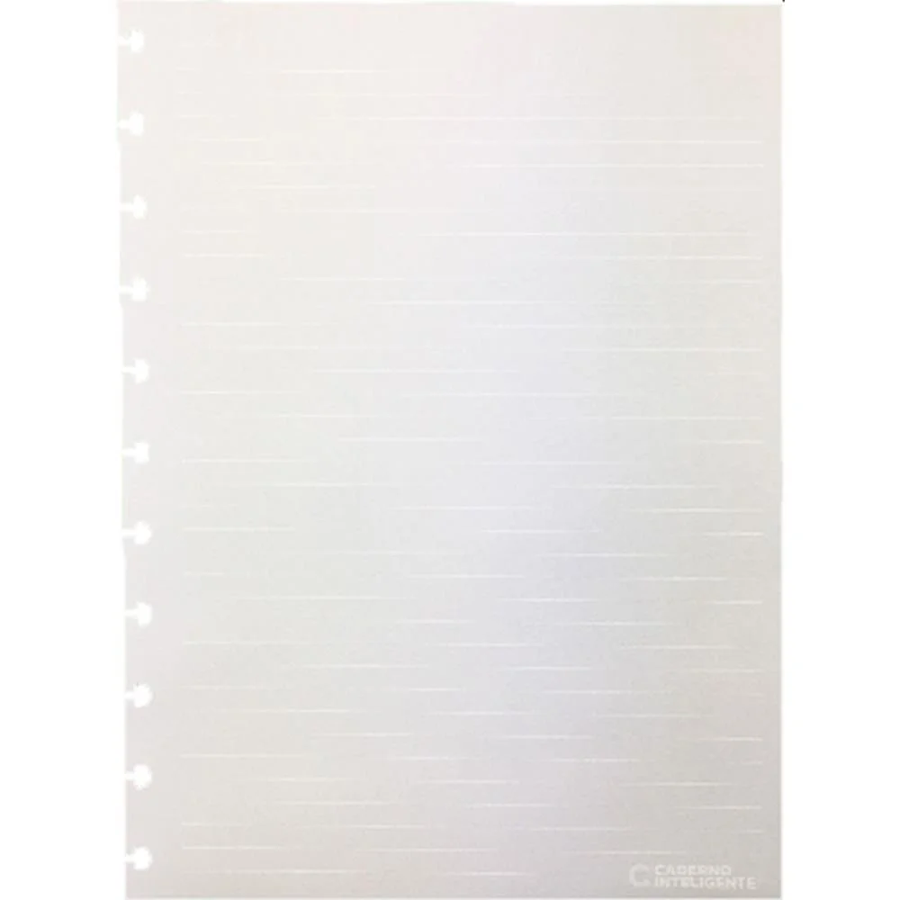 CADERNO INTELIGENTE REFIL GRANDE PAUTA BRANCA 90G. 50FLS CADERNO INTELIGENTE (PACOTE) - imagem 2