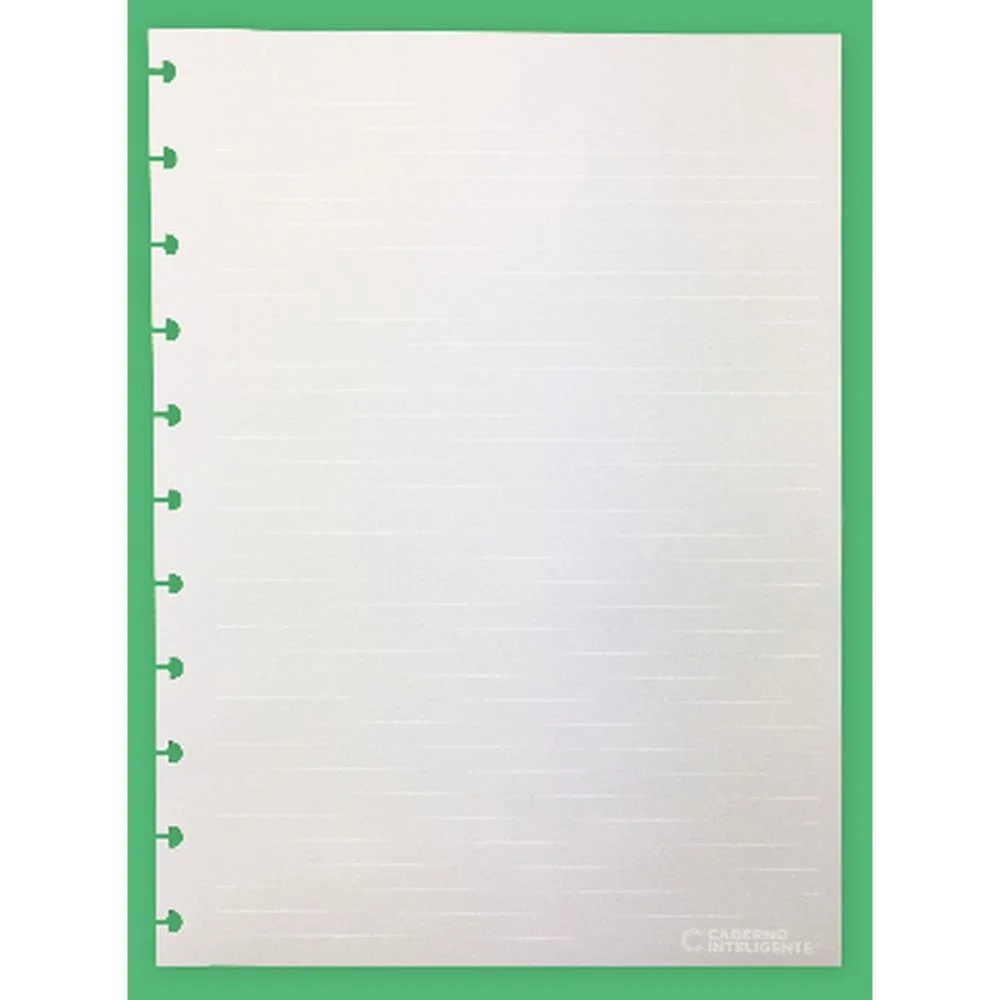 CADERNO INTELIGENTE REFIL GRANDE PAUTA BRANCA 90G. 50FLS CADERNO INTELIGENTE (PACOTE) - imagem 3