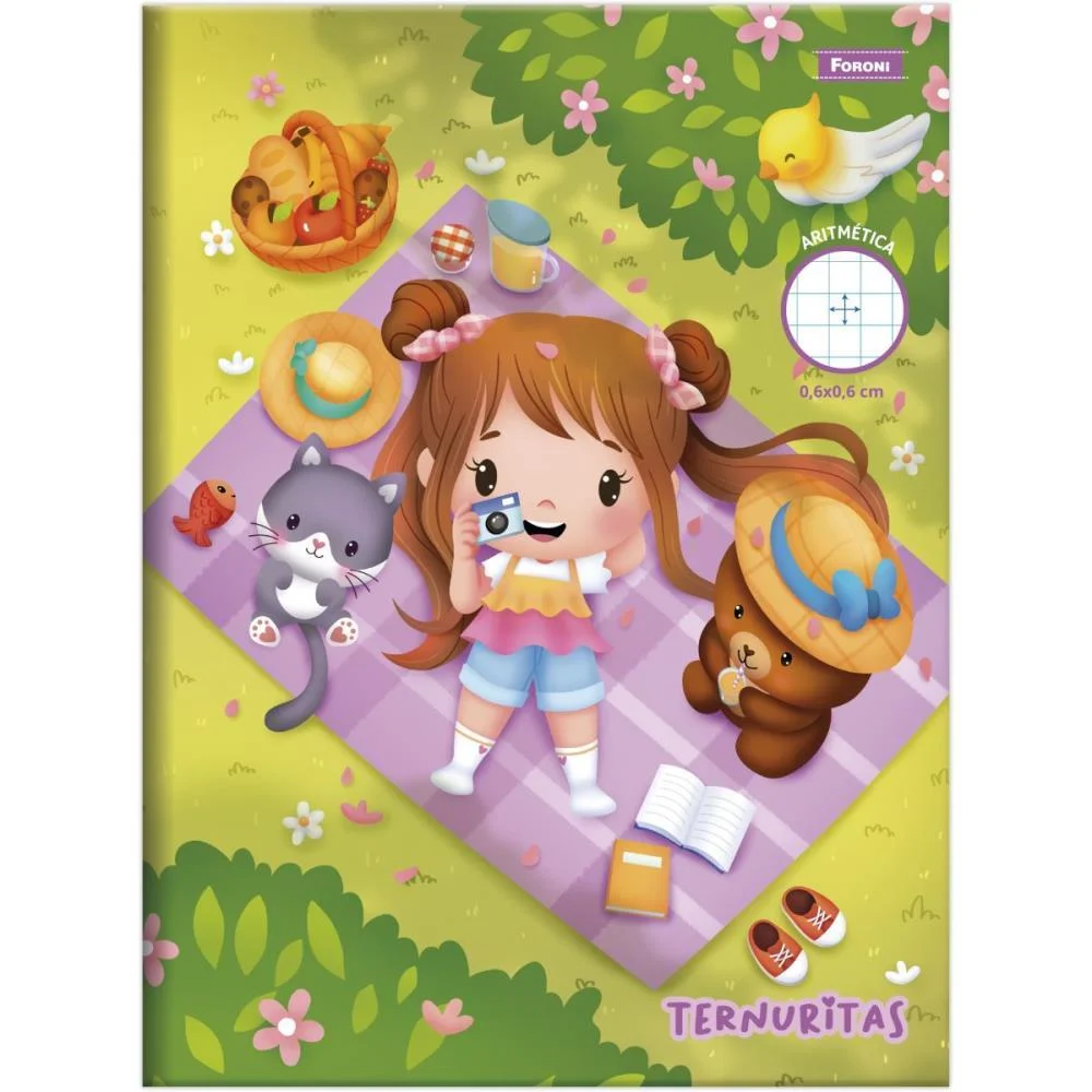 CADERNO QUADRICULADO UNIVERS. 06X06MM 80F COLEG. ARITMETICA FORONI (PCT.C/10) - imagem 5