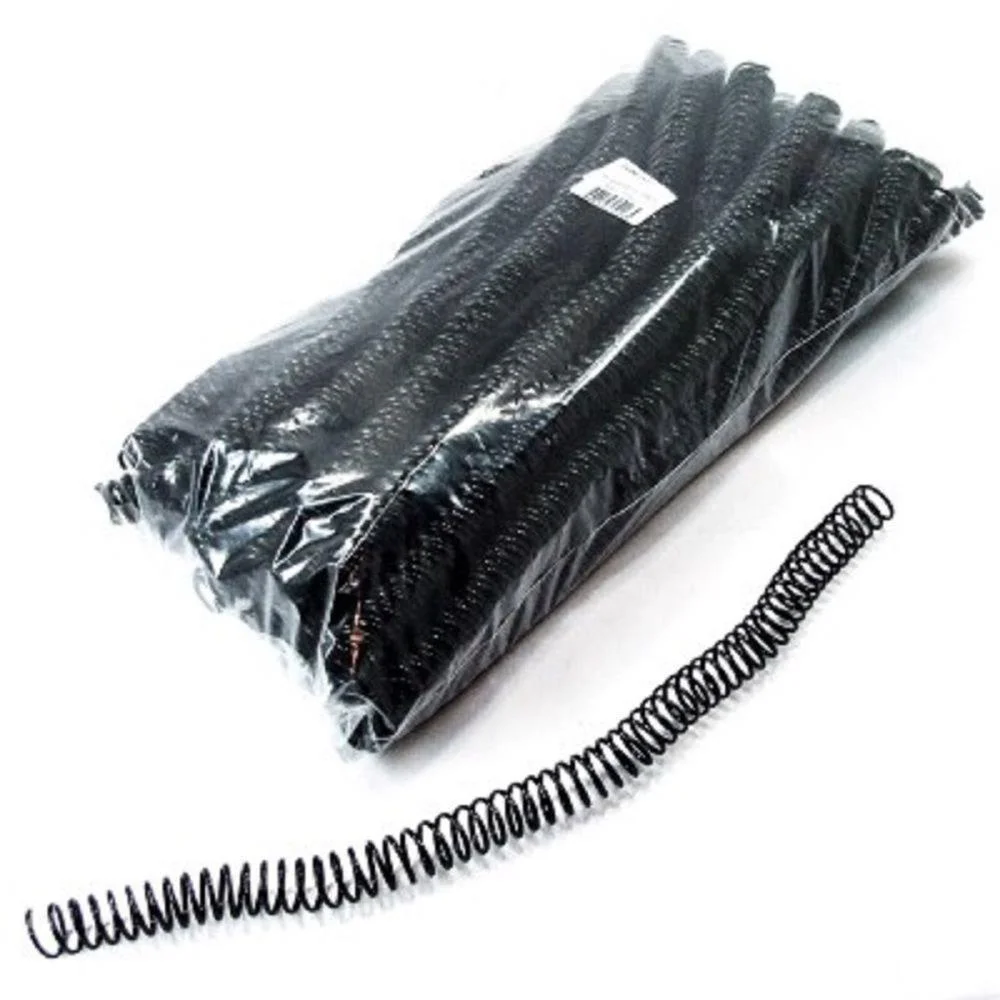 ESPIRAL PARA CADERNO 14MM PRETO C/100UN. P/80FLS. PLASTYLINE (PACOTE) - imagem 2