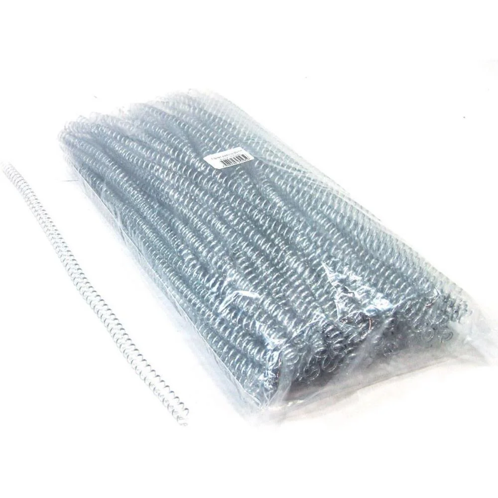 ESPIRAL PARA CADERNO 09MM TRANSP. C/100UN. P/50FLS PLASTYLINE (PACOTE) - imagem 2