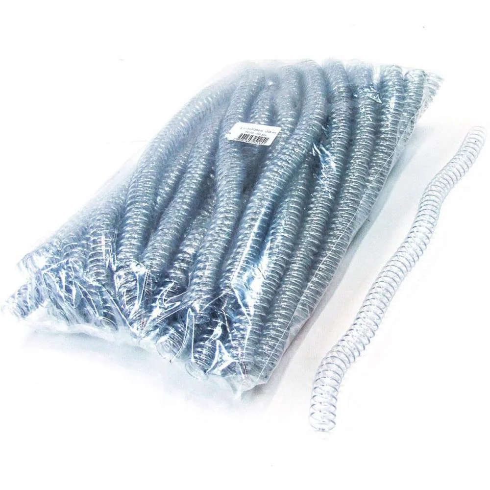 ESPIRAL PARA CADERNO 14MM TRANSP. C/100UN. P/80FLS. PLASTYLINE (PACOTE) - imagem 3